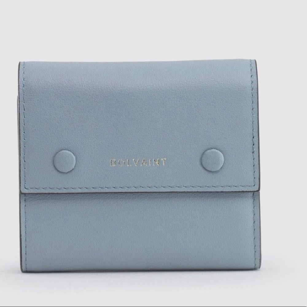Bolvaint Simone Foldover Wallet in Orchid Blue